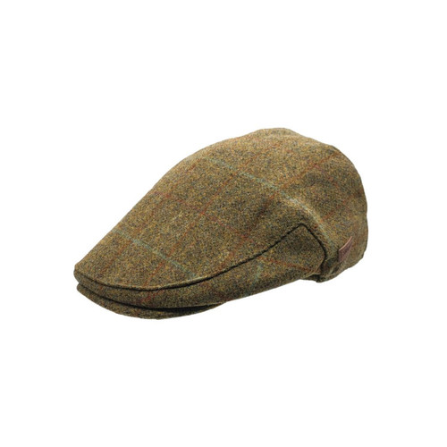 100 wool overcheck tweed flat - 100%,