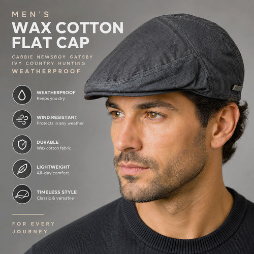 Men wax cotton flat - men's,