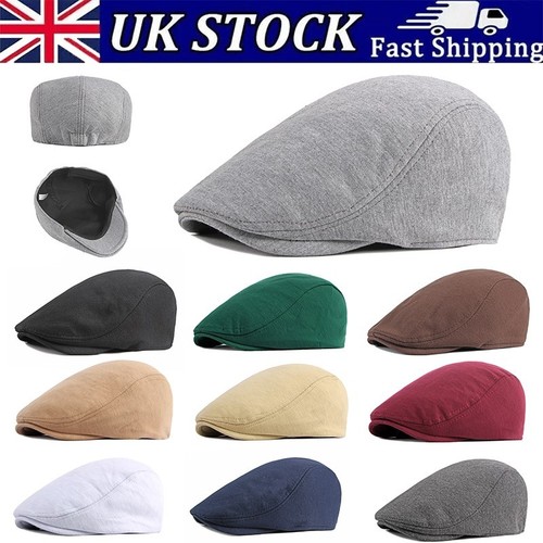 Retro men cotton ivy flat - cotton, cap