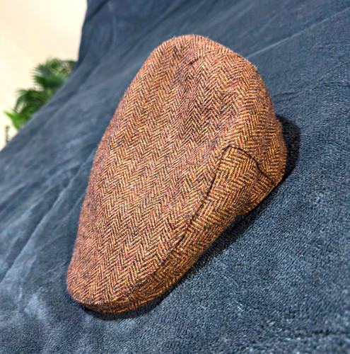 Denton hats brown herringbone - denton,