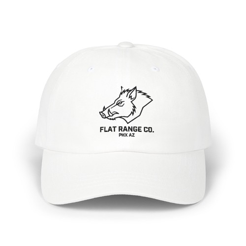 Flat range logo dad cap - flat,