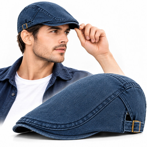 Men flat cap - cap, newsboy