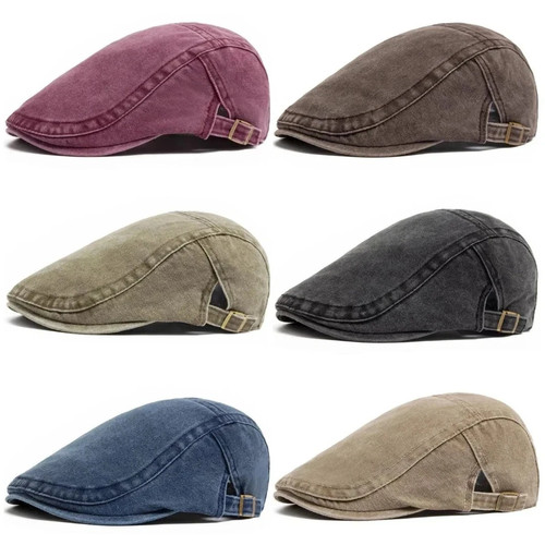 Men flat cap - flat, newsboy