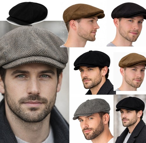 Classic flat cap men - flat,