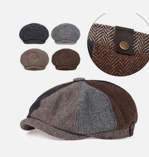 Adjustable peaky blinders hat - peaky,