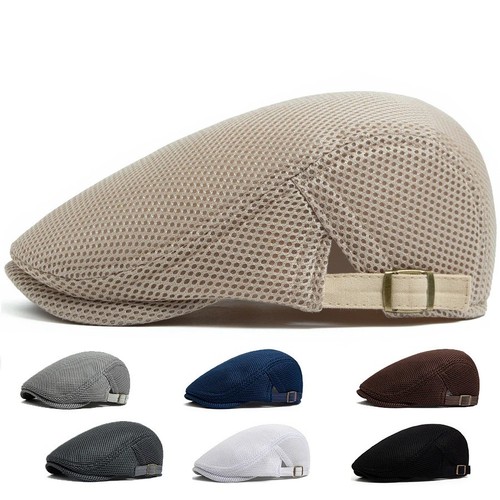 Men flat cap washed - men,