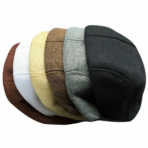 Tweed check flat cap vintage - flat,