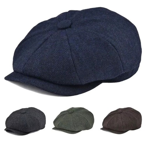 Flat cap with - peak, 'shelby'