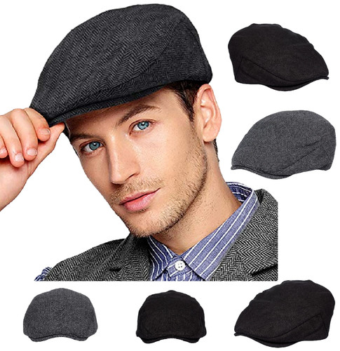Mens flat cap - flat,