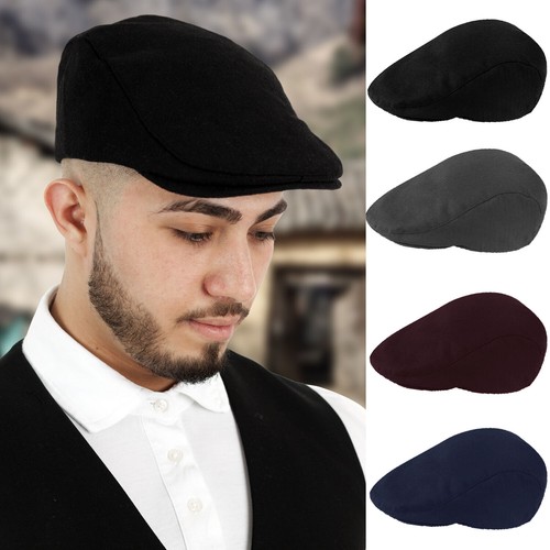Wool blend flat cap mens - mens, fully