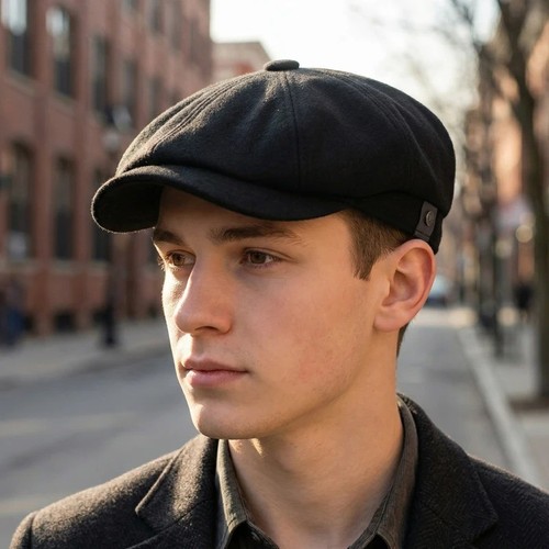 Flat cap with - flat, 'shelby'