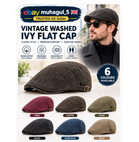 Men flat cap - cap, newsboy